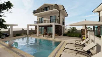 Havuzlu Lüks Tasarım Göcek Modern Villa